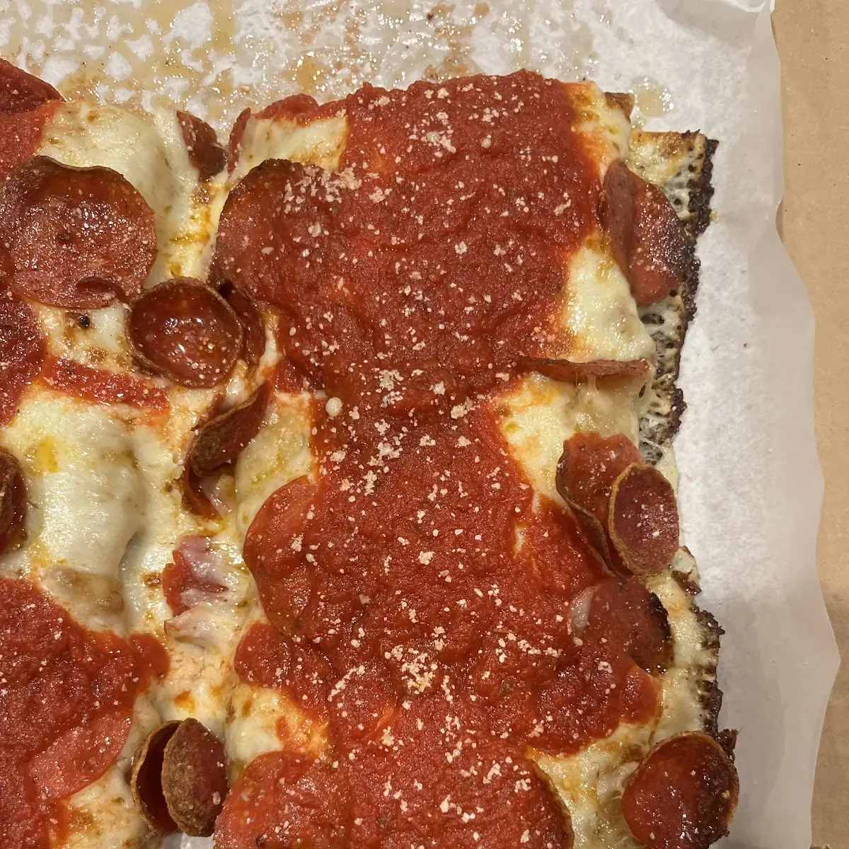 Detroit Style Double Pepperoni