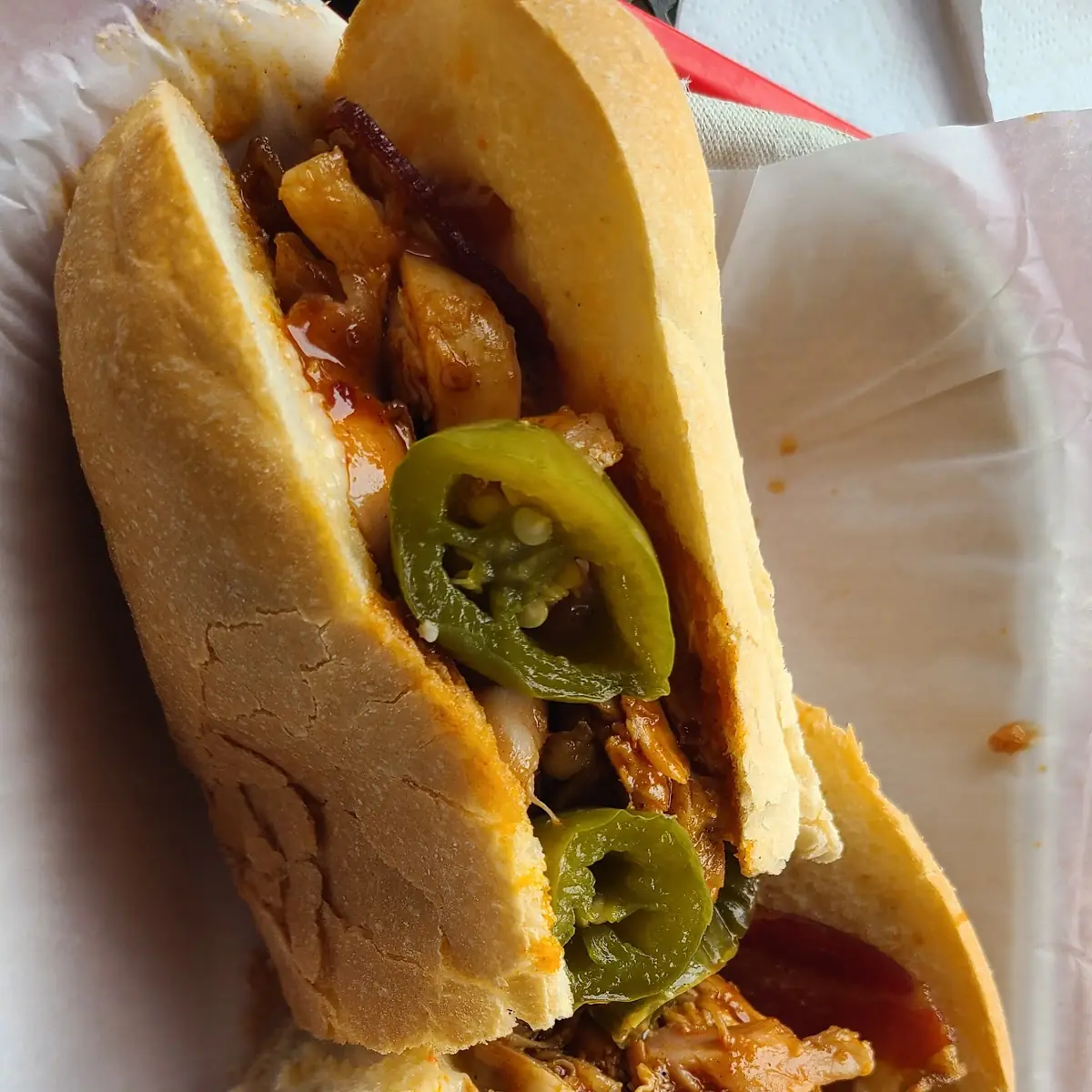 Smoked Chicken PO Boy