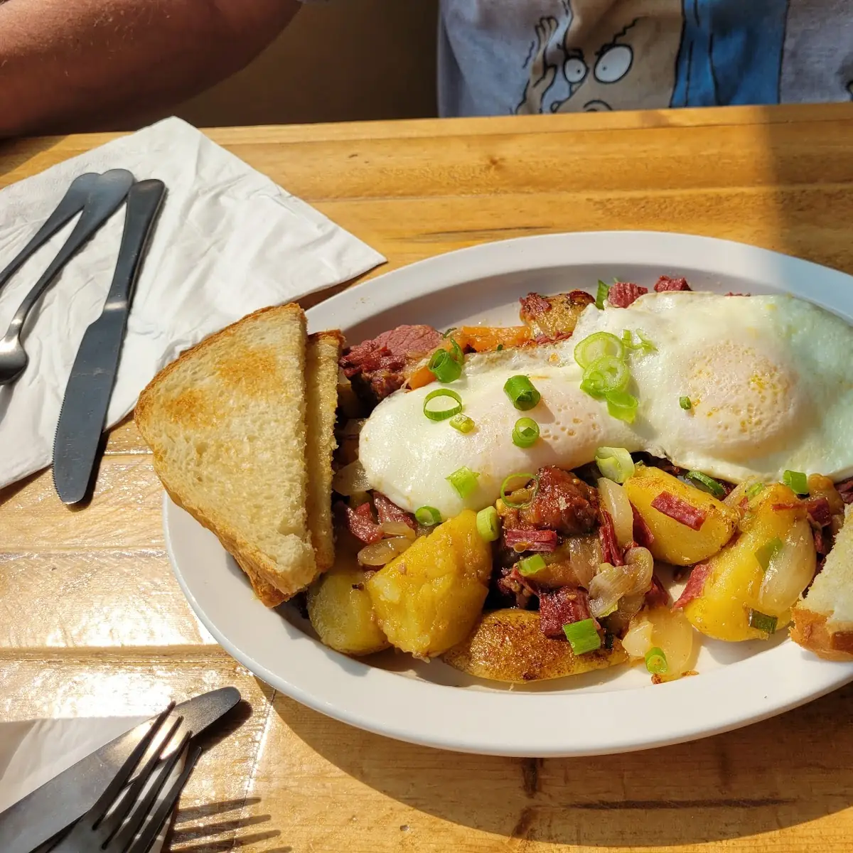 Eggs Benedict with Hash Browns