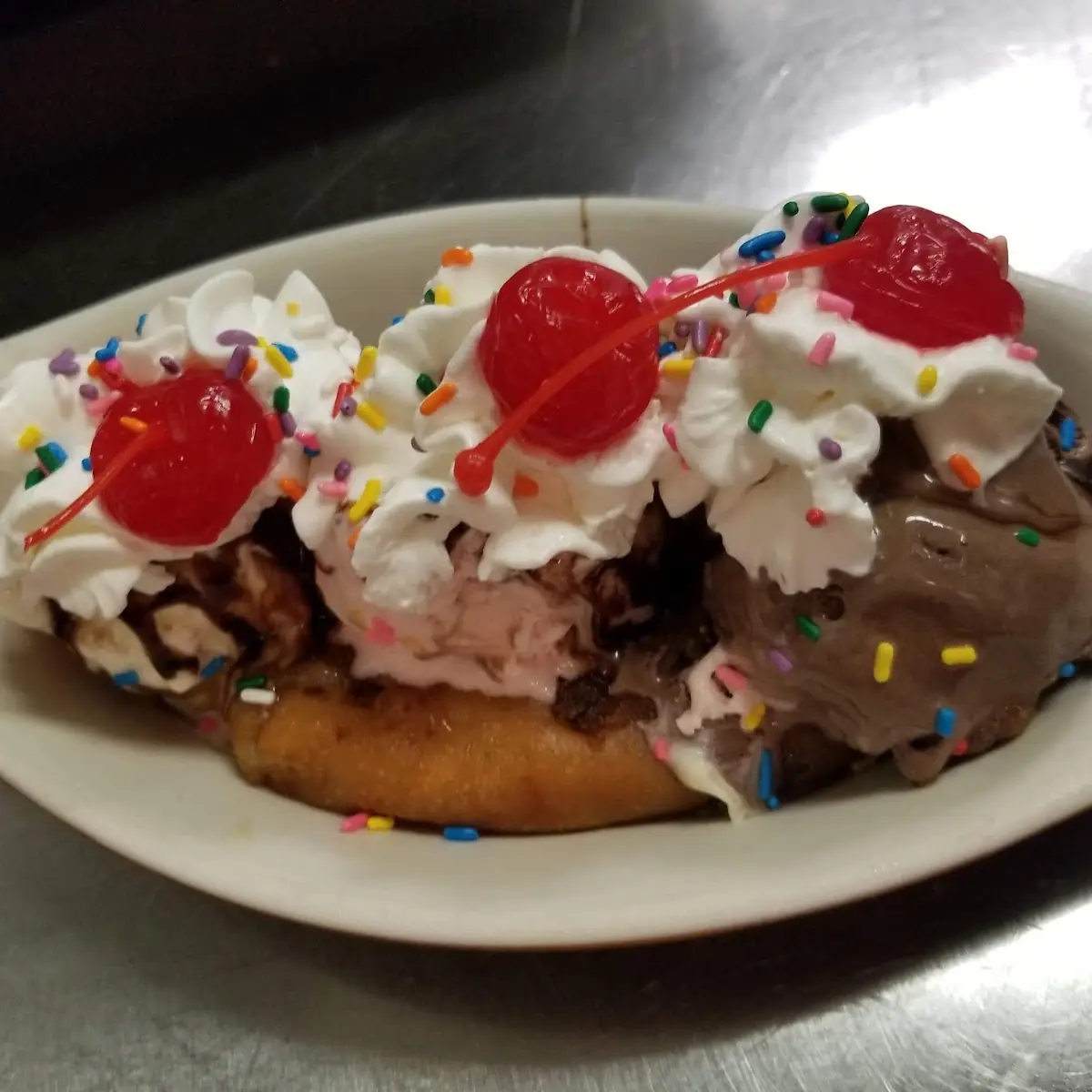 Fried Banana Split