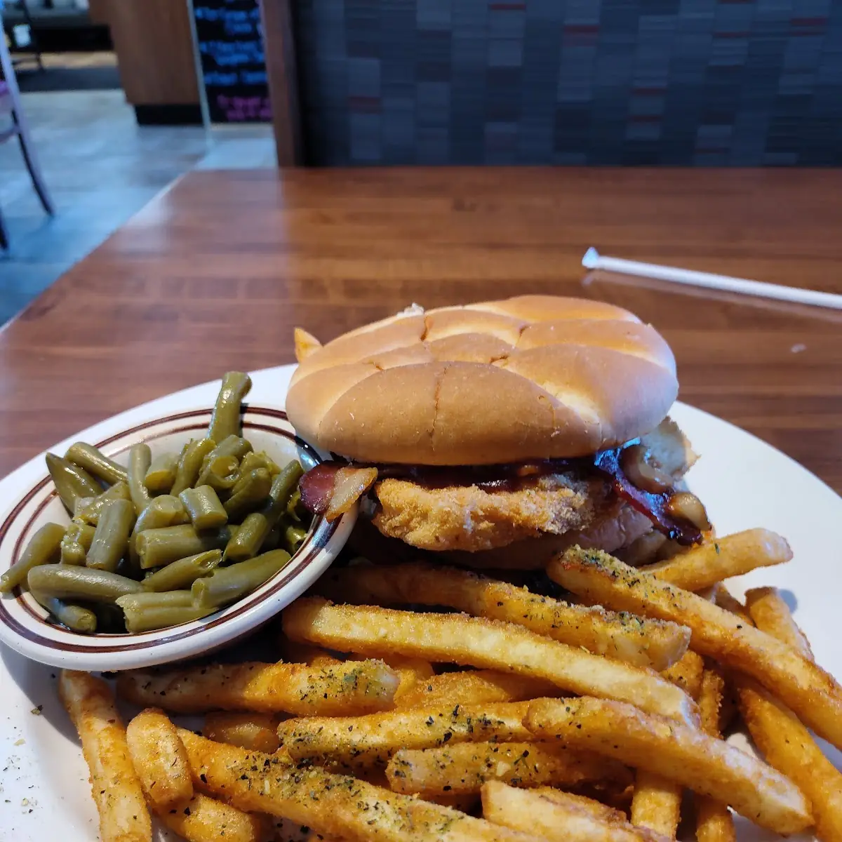 Cowboy Burger Platter
