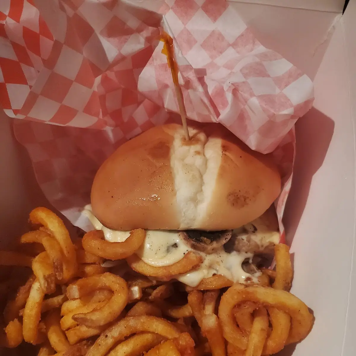 Swiss Mushroom Burger