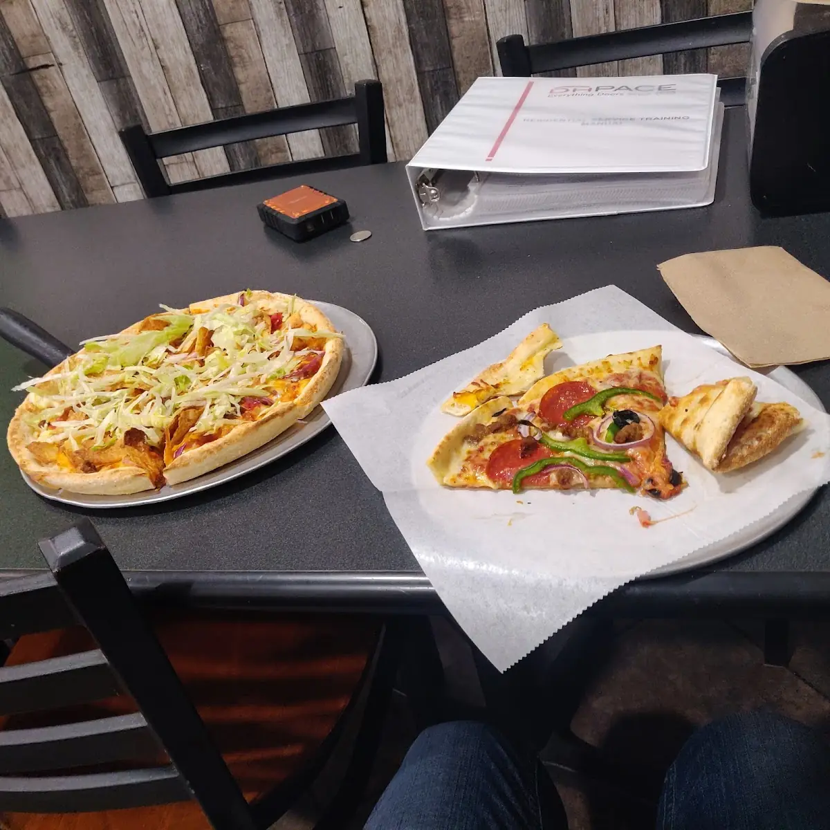 Taco Pizza and Supreme Pizza