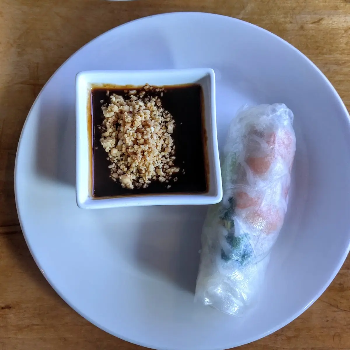 Vermicelli with Charbroiled Pork and Egg Roll (Bun Cha Gio Thit Nuong)