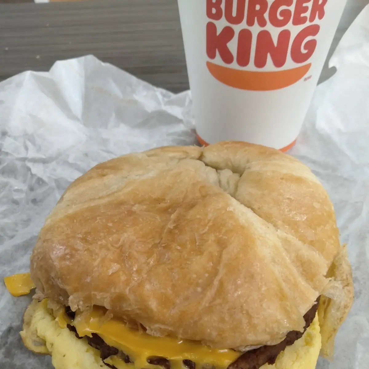 Sausage Egg and Cheese Croissant