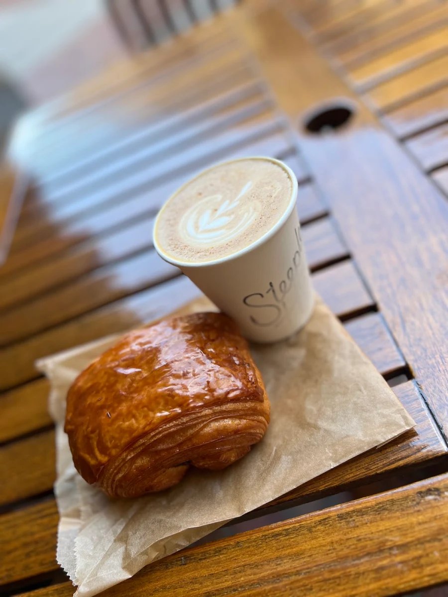 Cookie Butter Latte Chocolate Croissant
