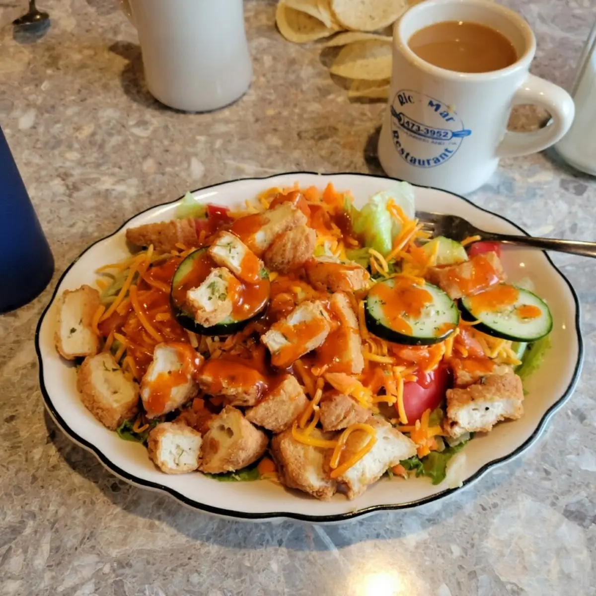 Crispy Chicken Salad