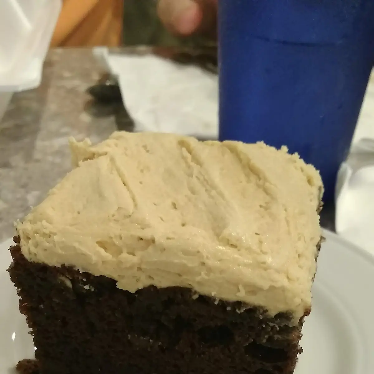 Peanut Butter Icing Choc Cake