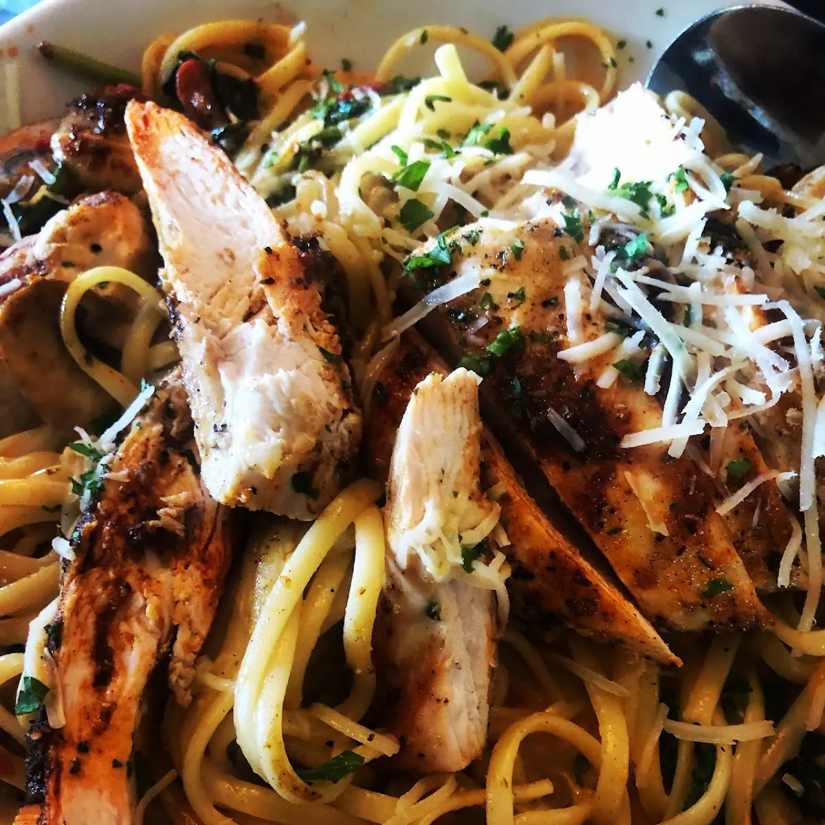 Cajun Grilled Chicken Alfredo