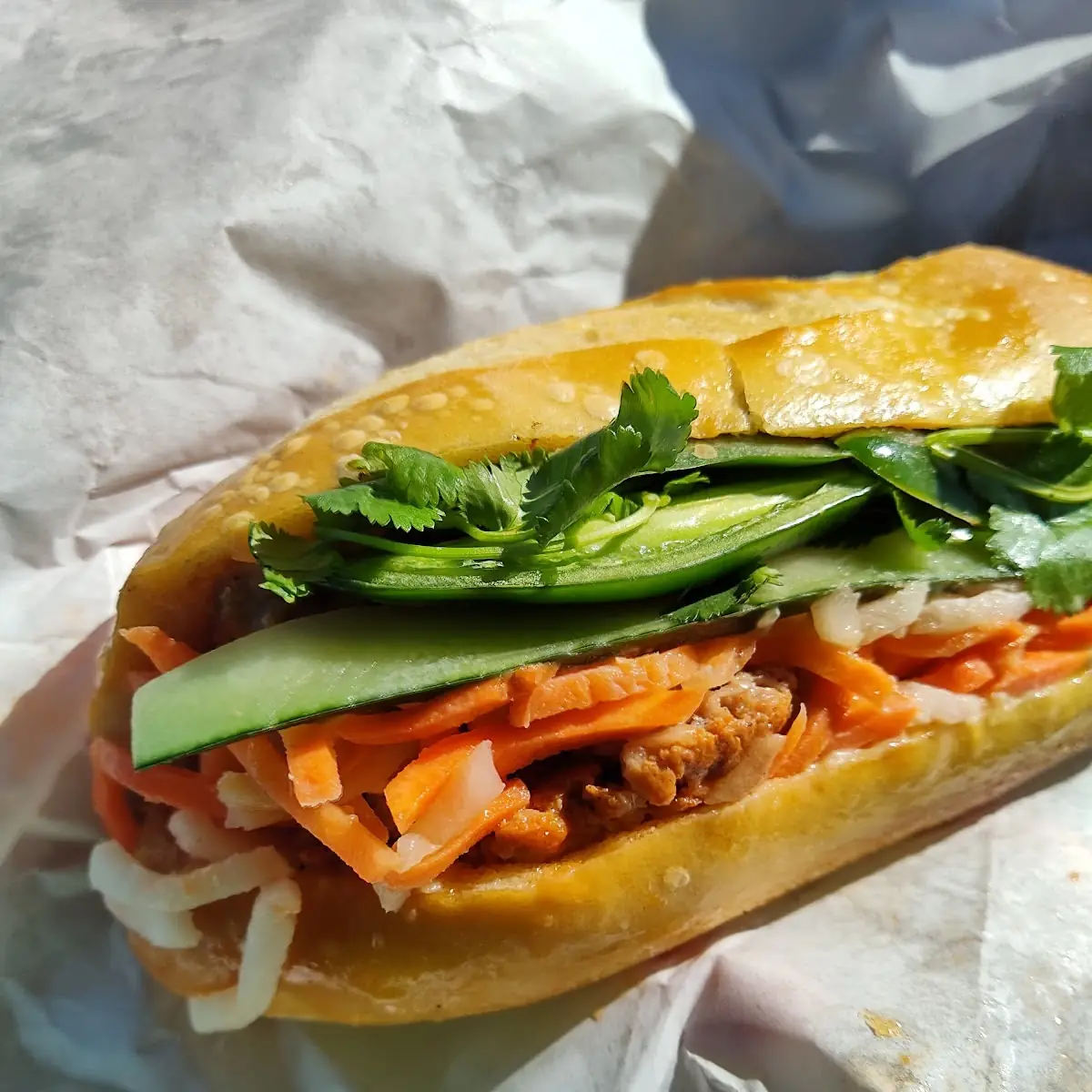 Bánh Mì Cá Mòi Fish Sandwich