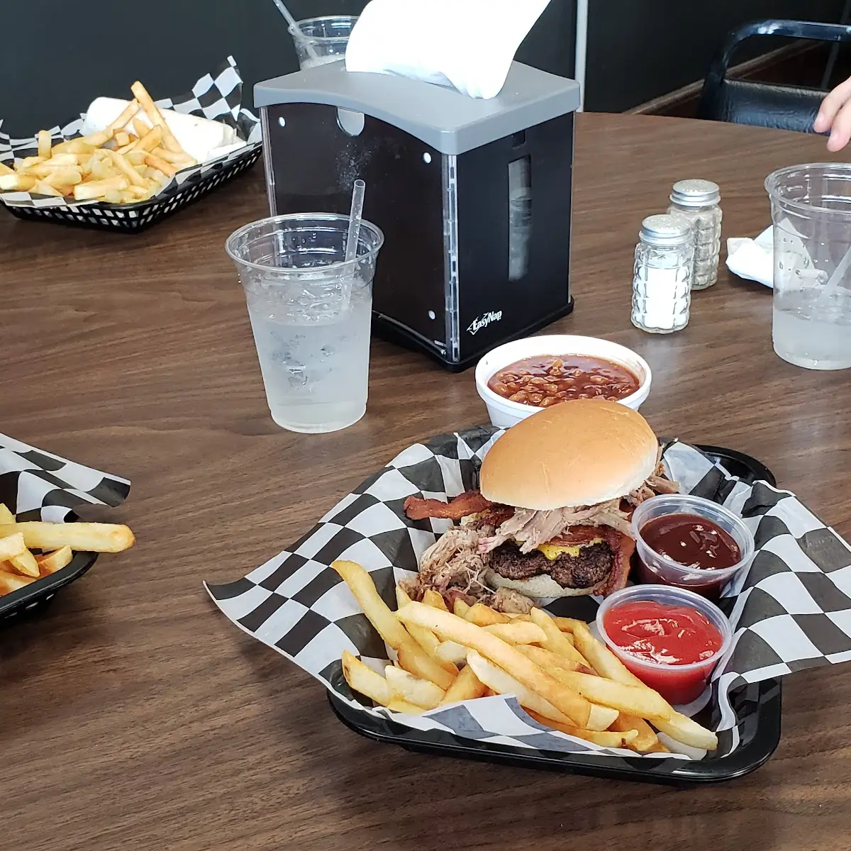 Burger and Fries