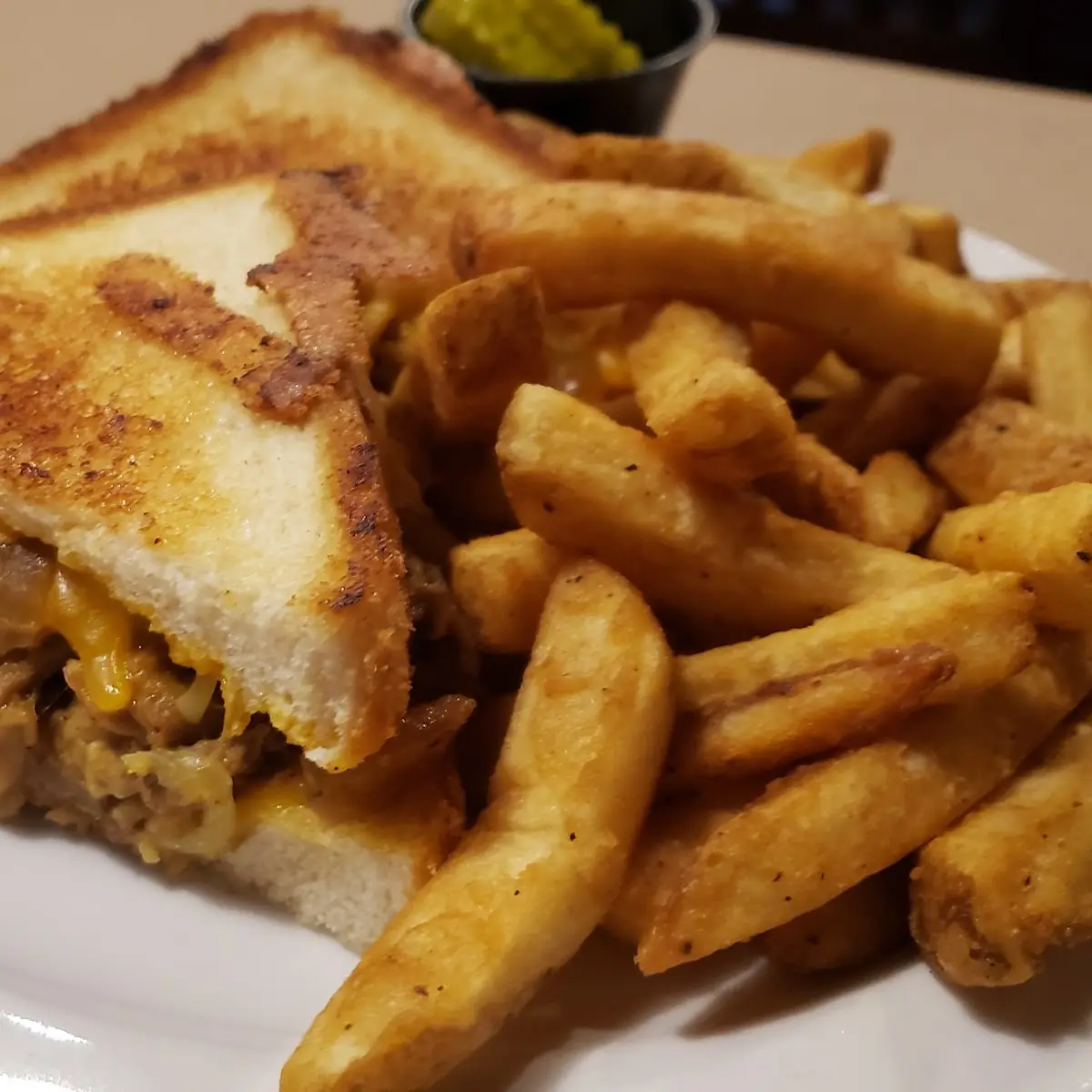 Pulled Pork Grilled Cheese