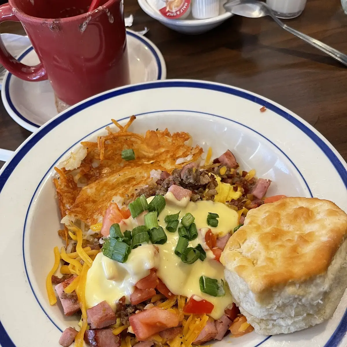 Three Meat & Cheese Omelet