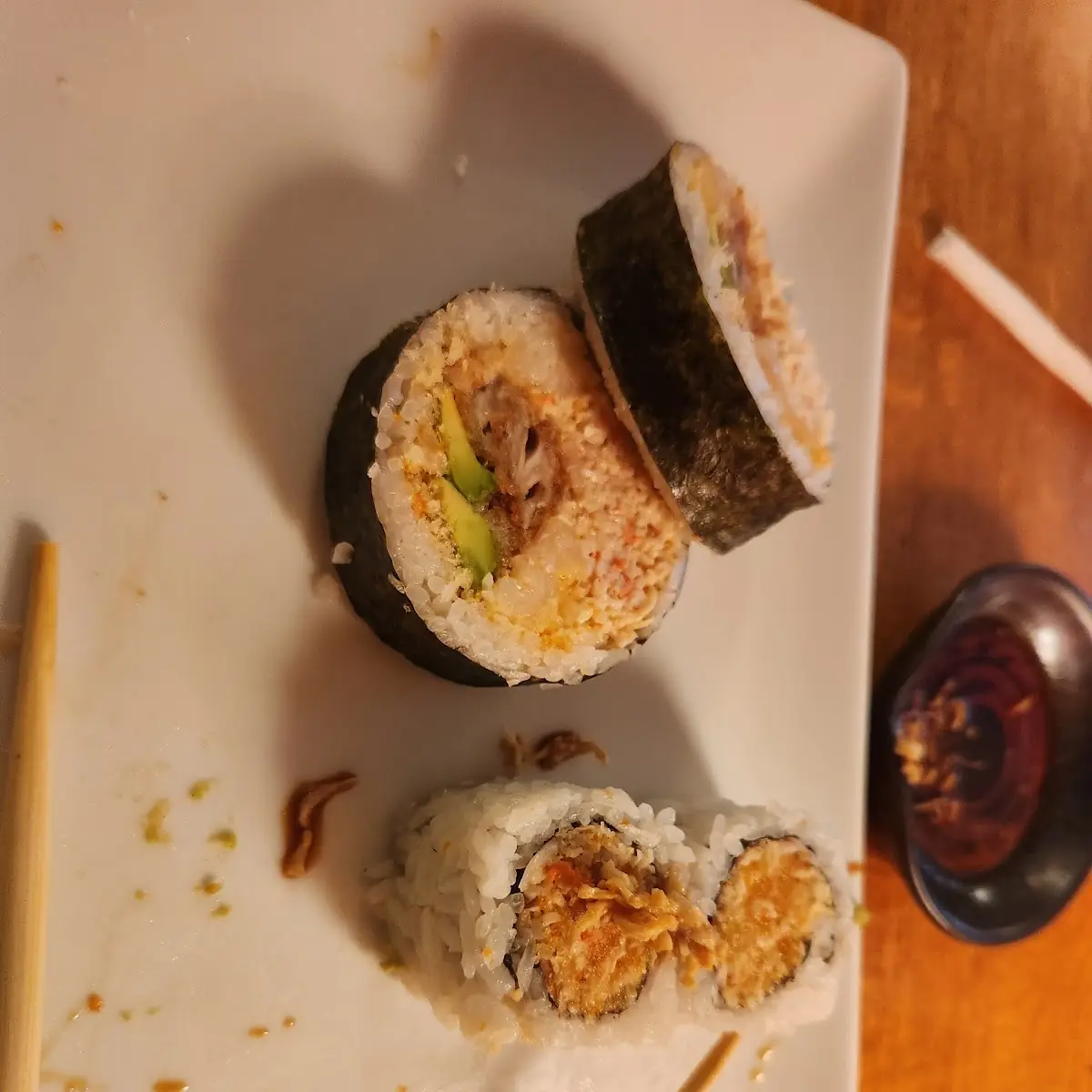 Fried Oyster Roll and Crunchy Roll