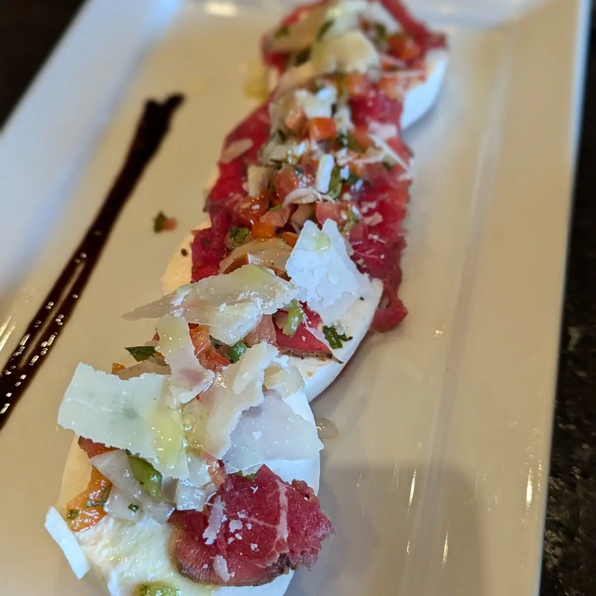 Beef Carpaccio, Fratelli Pasta Grill