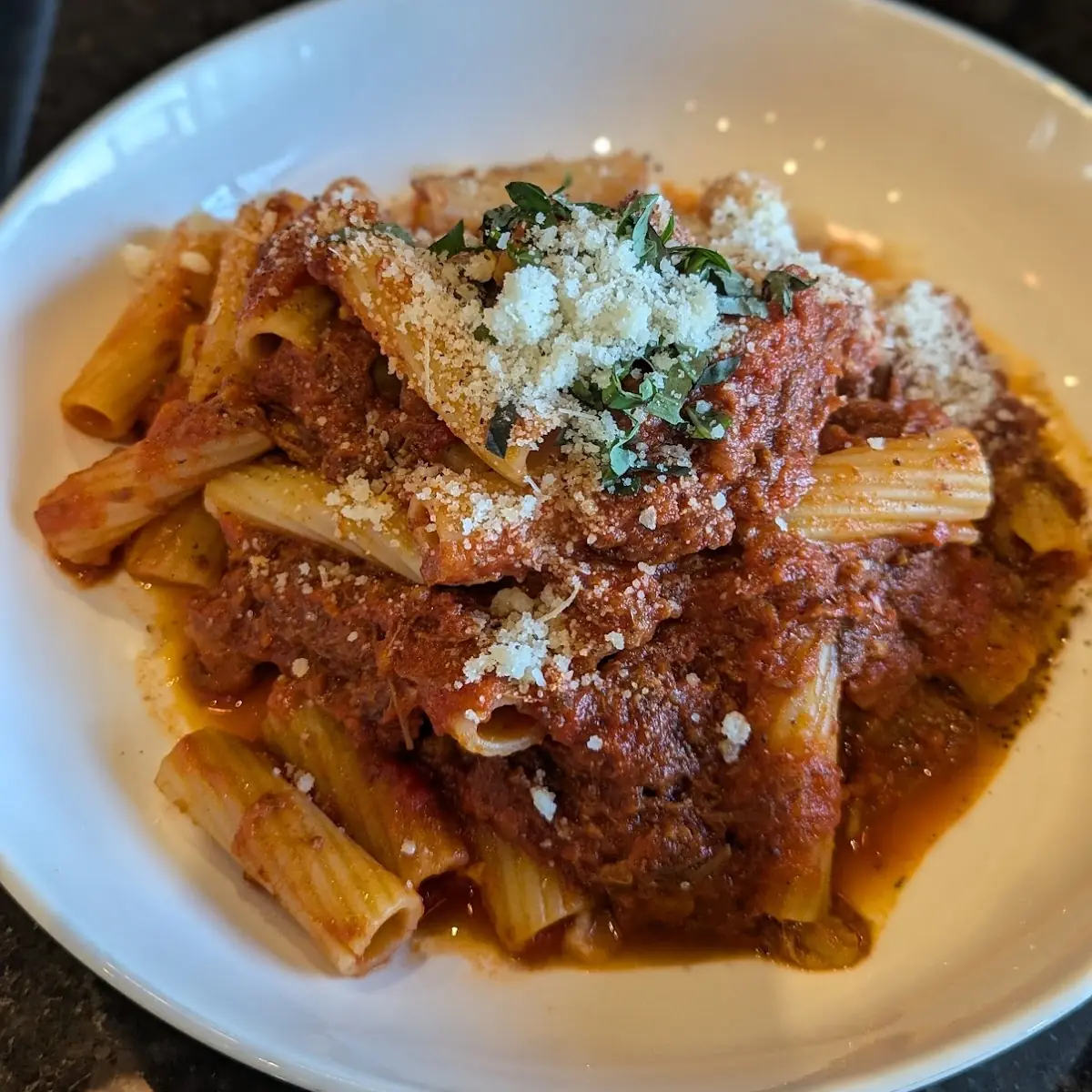 Rigatoni Bolognese, Fratelli Pasta Grill