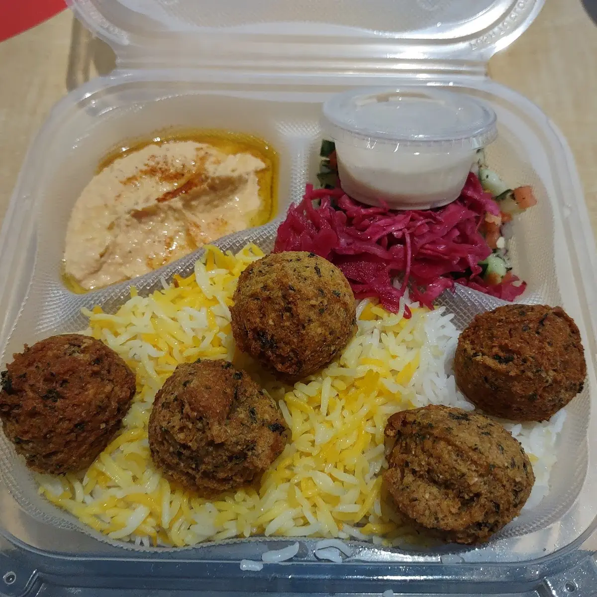 Falafel Plate Basmati Rice