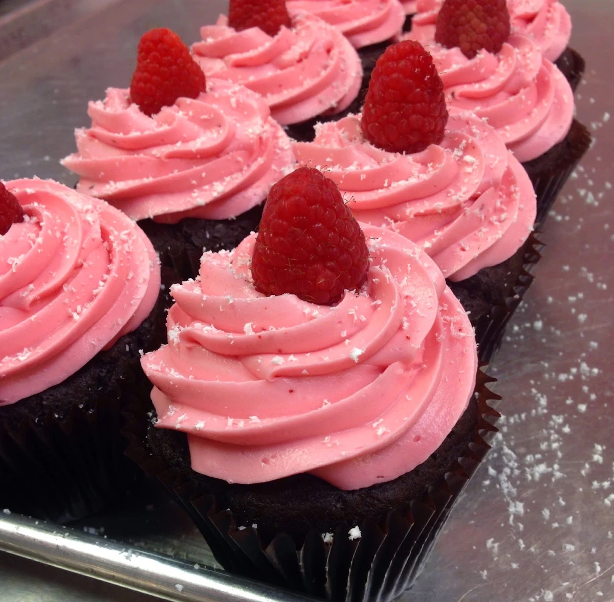 Pink Chocolate Cupcake