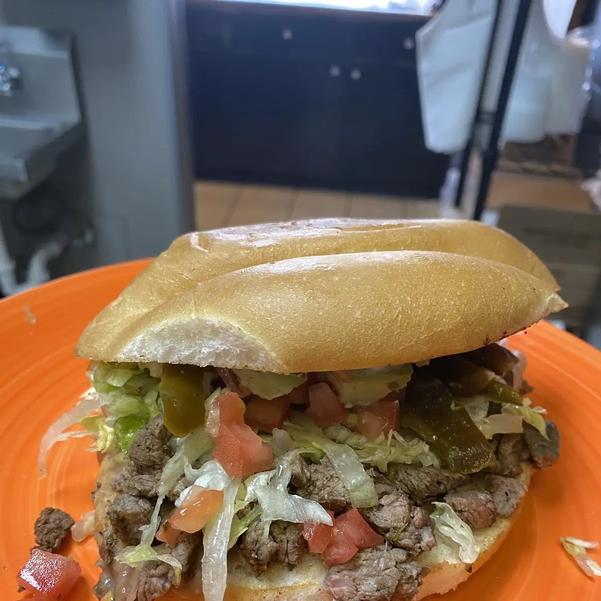 Asada Mexican Sandwich Torta