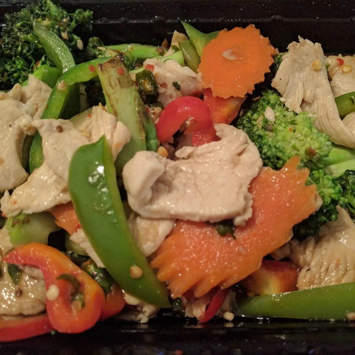 Chicken Broccoli and Carrots