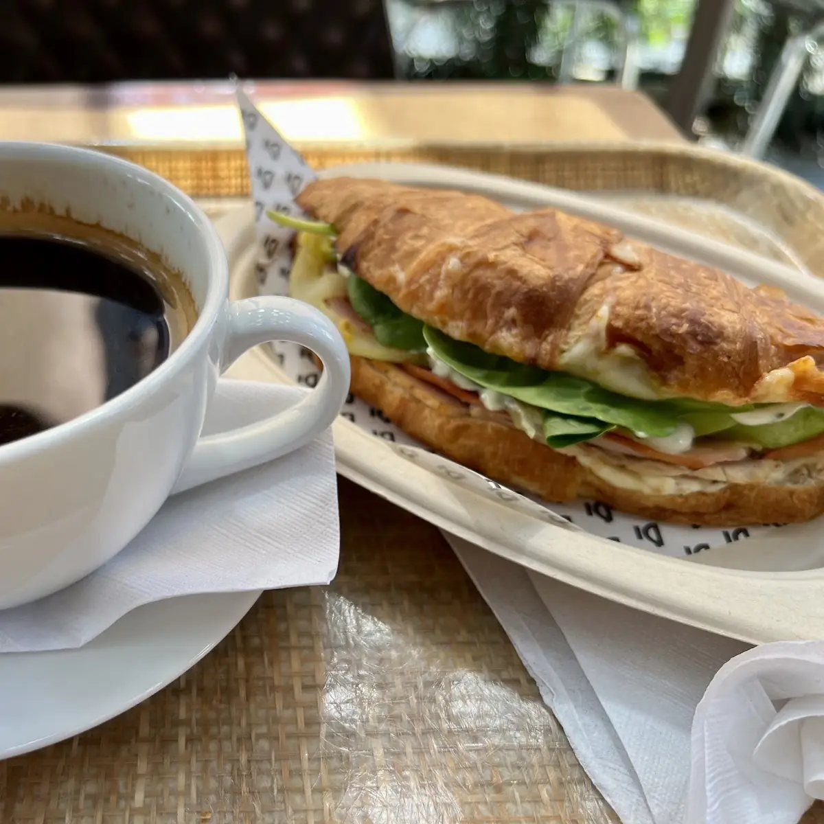 Coffee and Sandwich