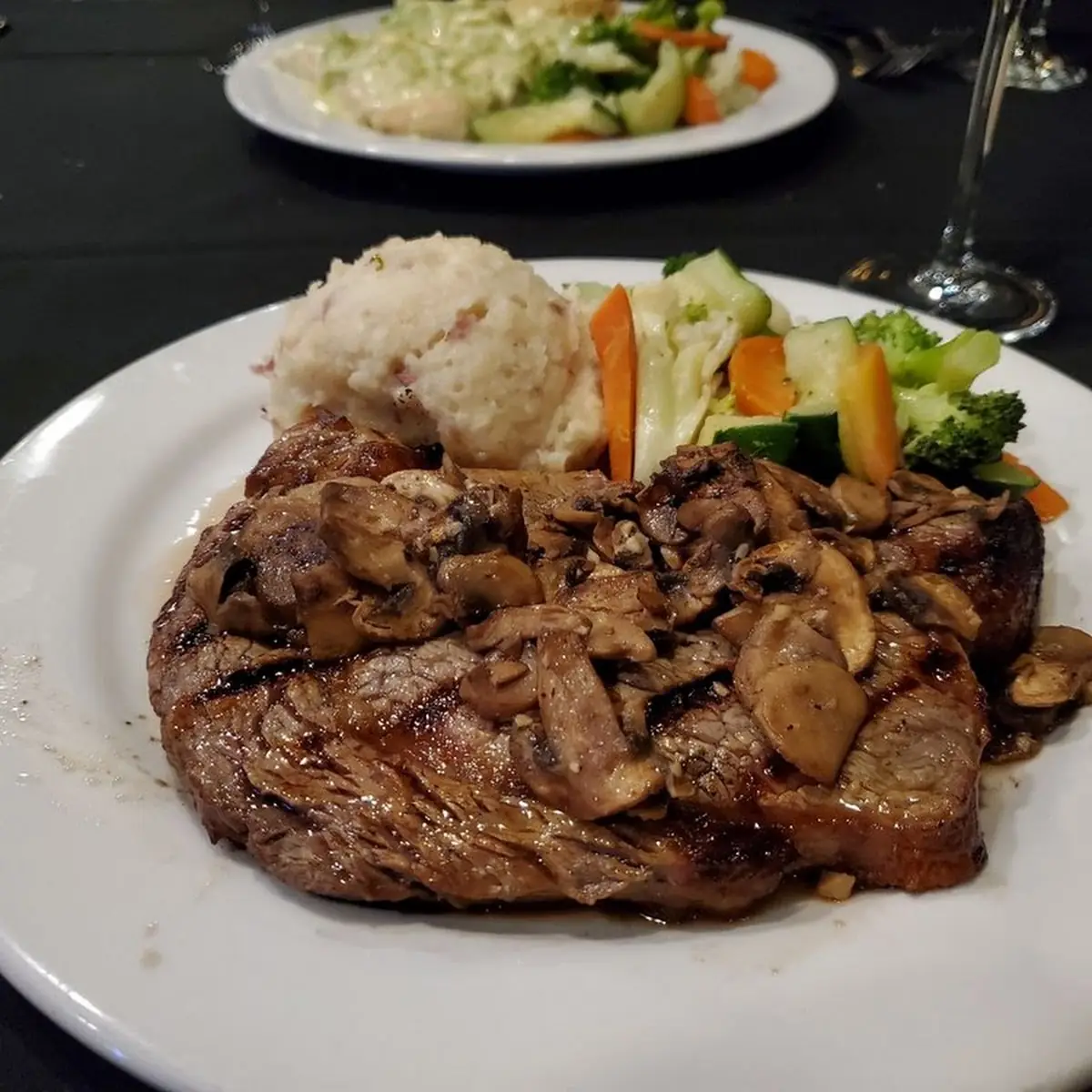 Black Pepper Rib Eye Steak