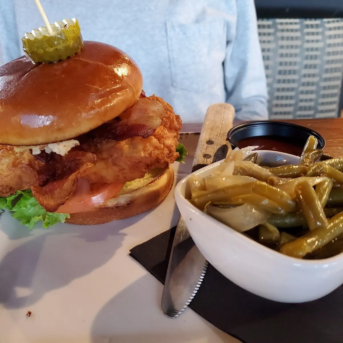 Fried Chicken with Bacon