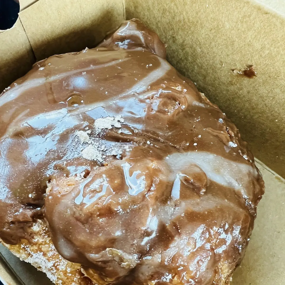 Bavarian Crème Chocolate Glazed Donut