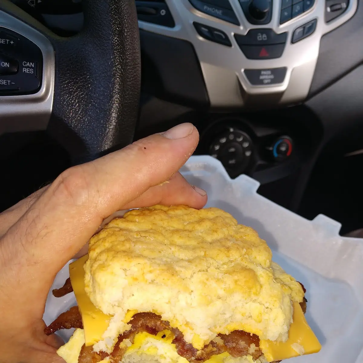 Bacon Egg and Cheese Biscuit