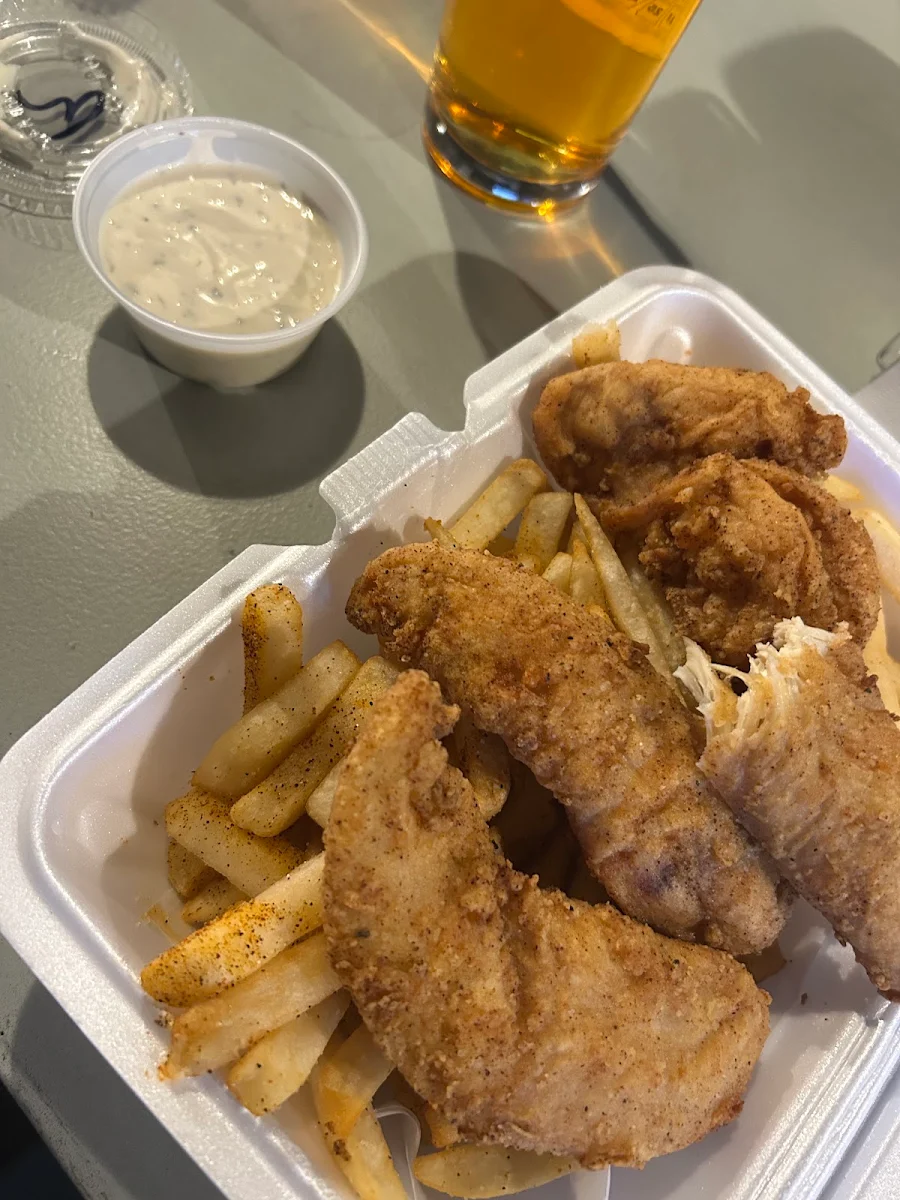 Fried Chicken and Fries