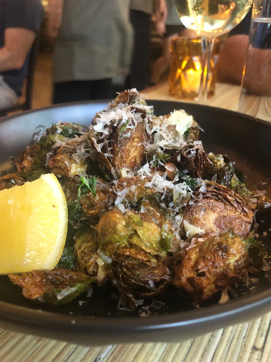 Brussels Sprouts Caesar Salad