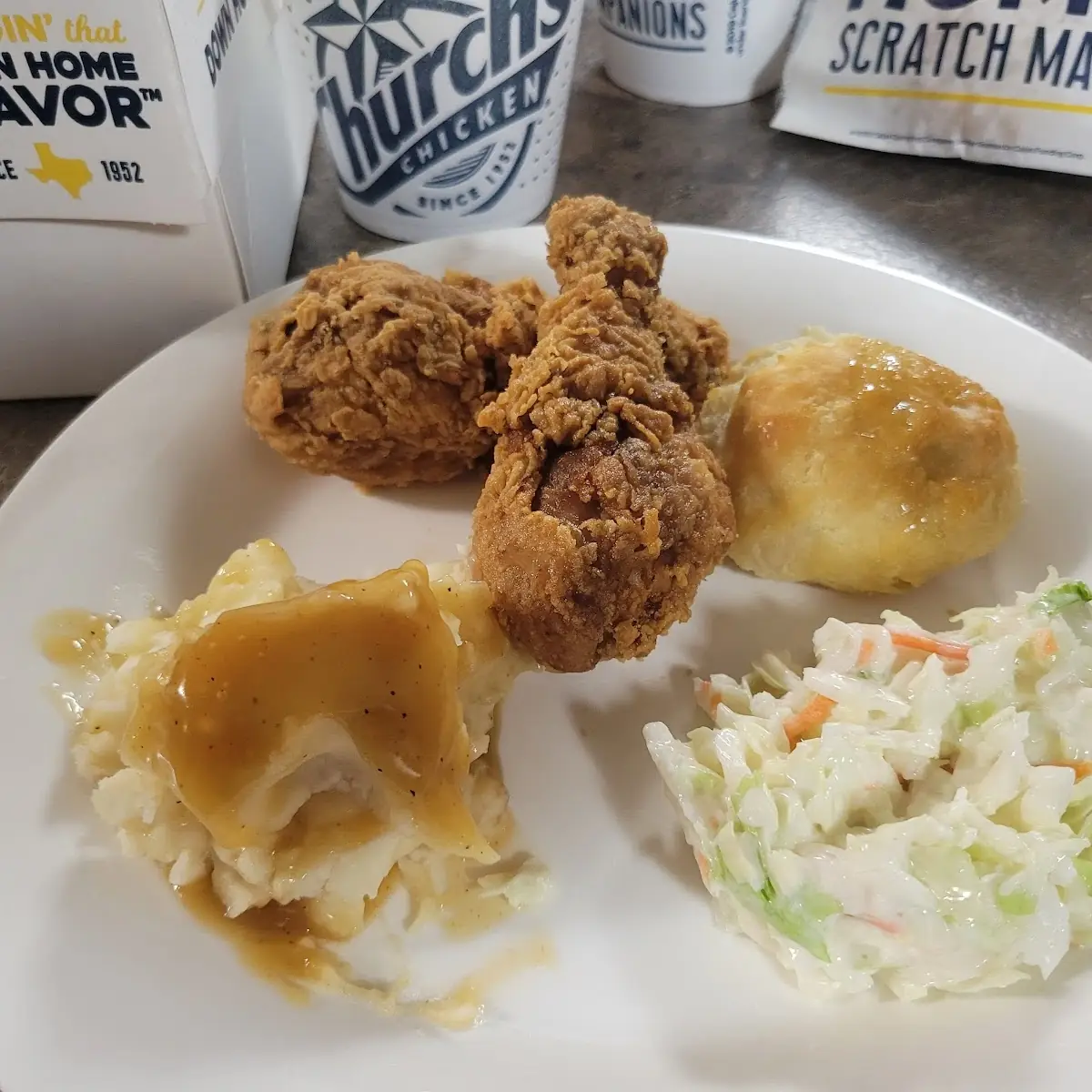 Spicy Fried Chicken Dinner