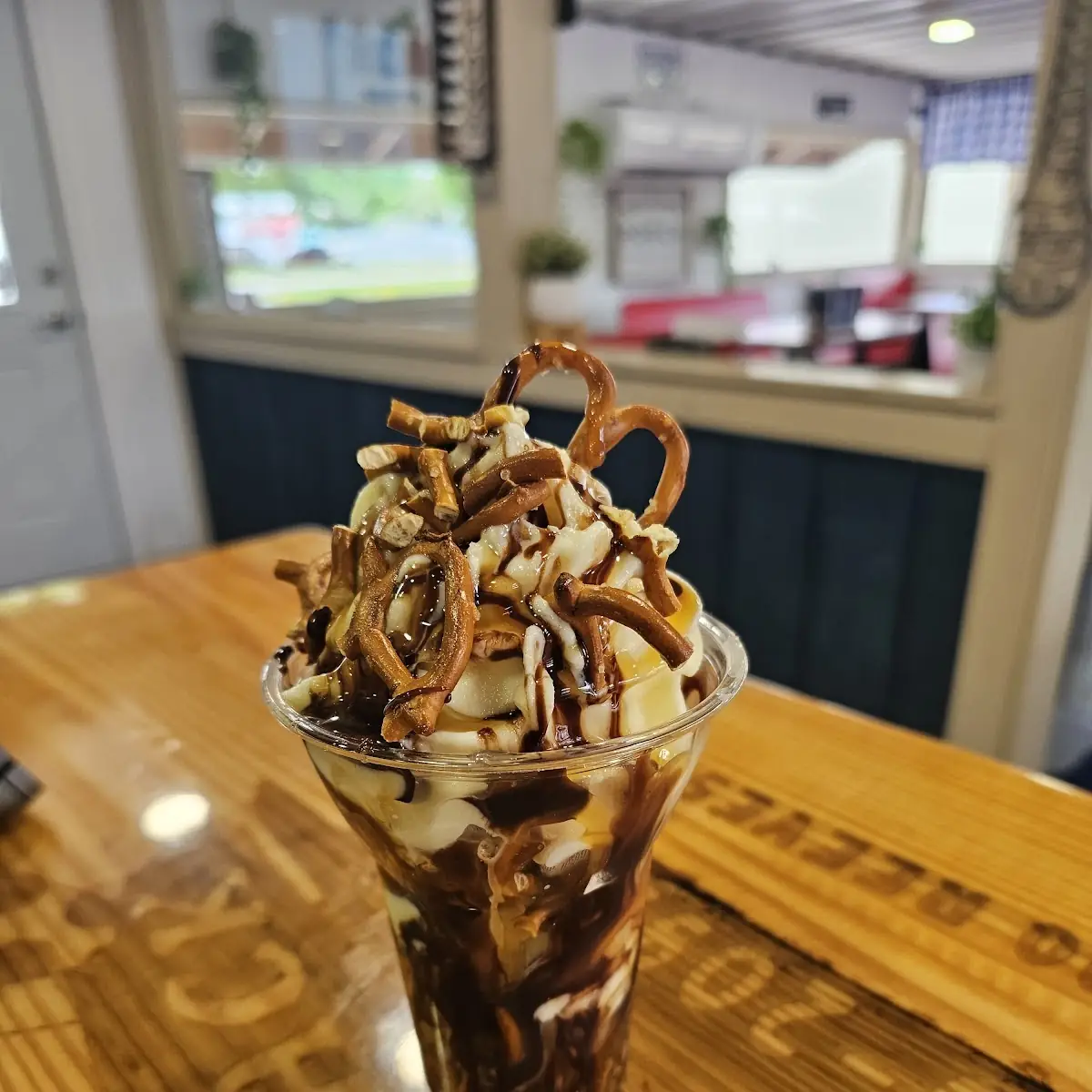 Salted Caramel Pretzel Sundae