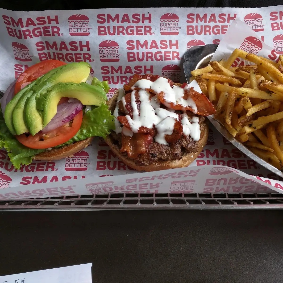 Burger and Fries