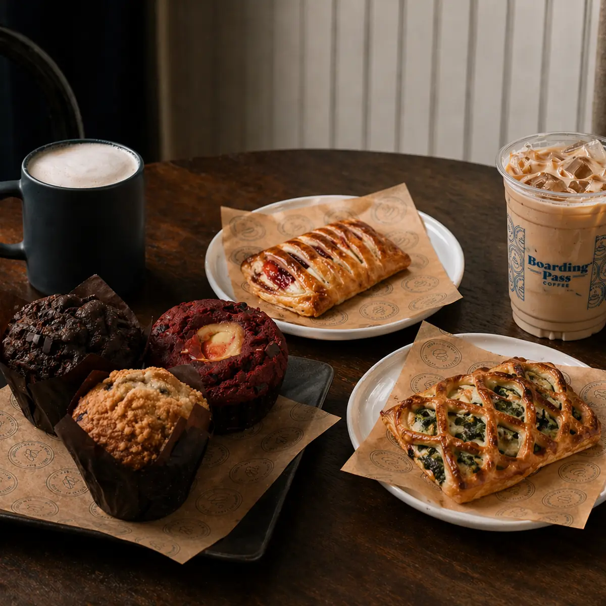 Blueberry Cobbler Latte Hot or Iced