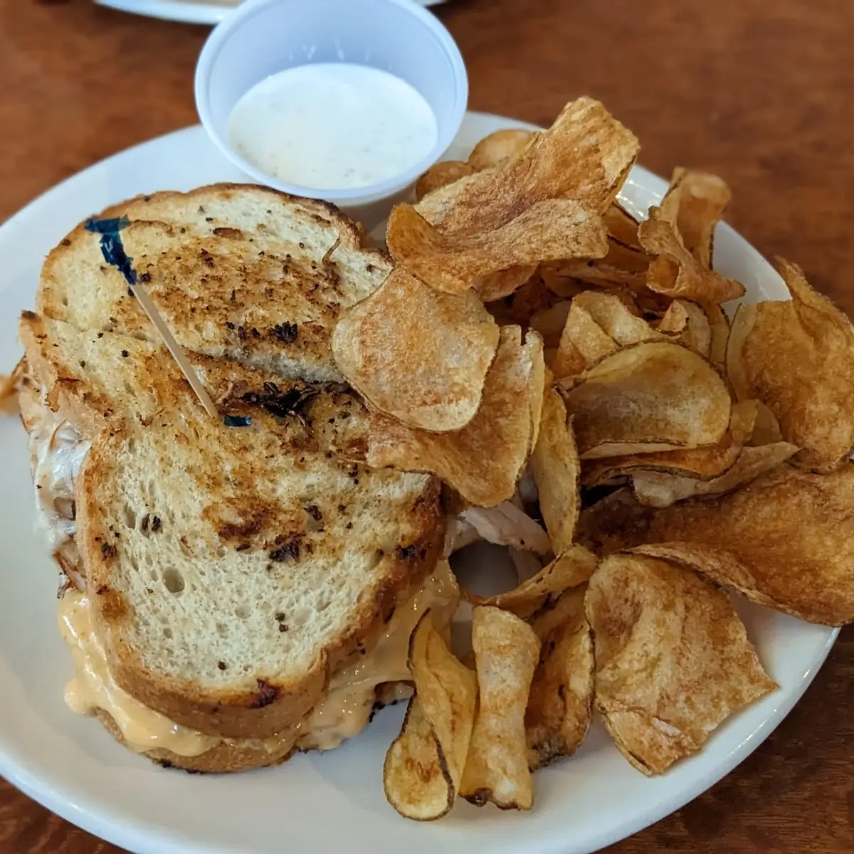 Turkey Reuben with Hand Cut Chips