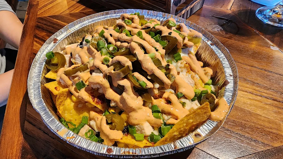 Loaded Chicken Nachos