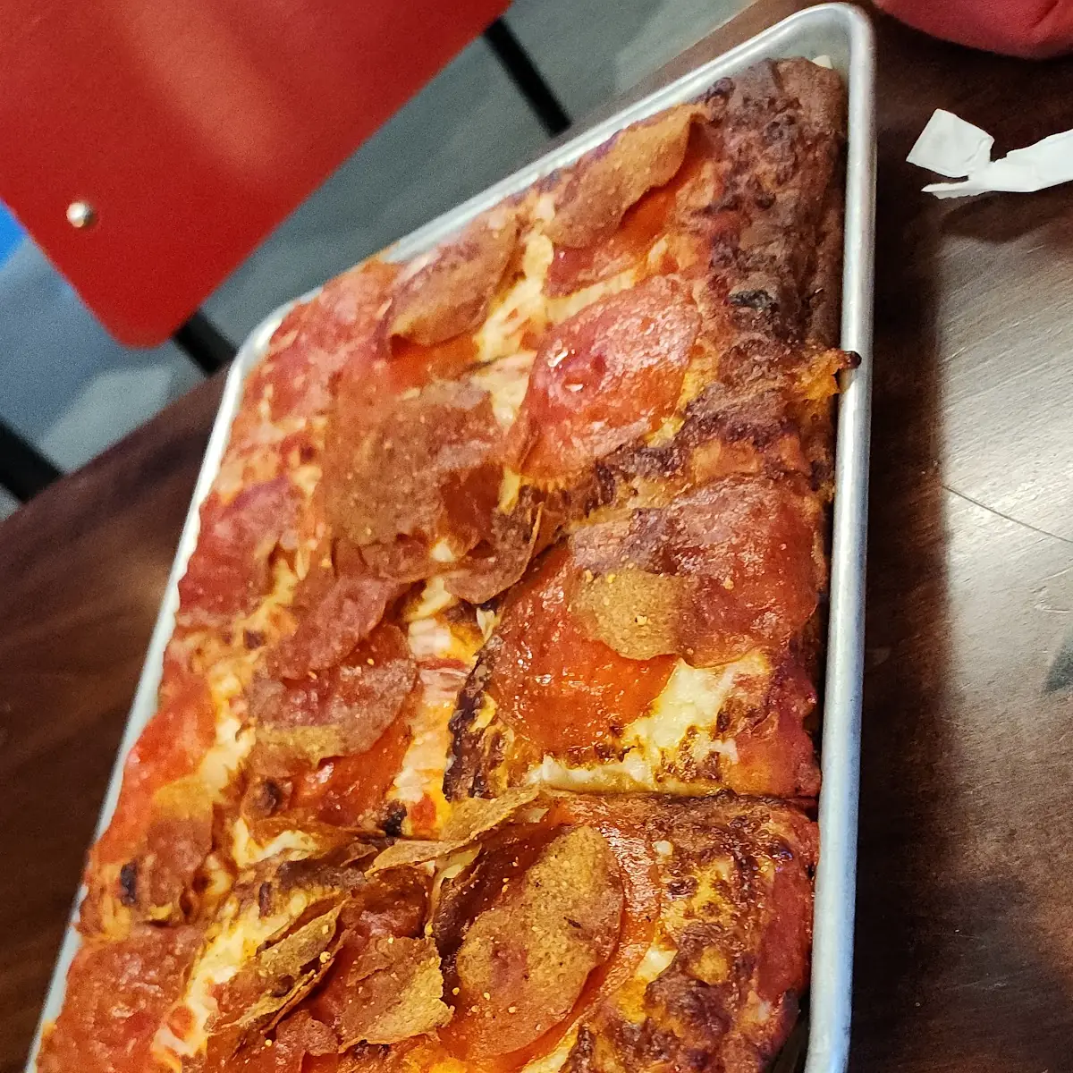 Deep Dish Pepperoni Pizza