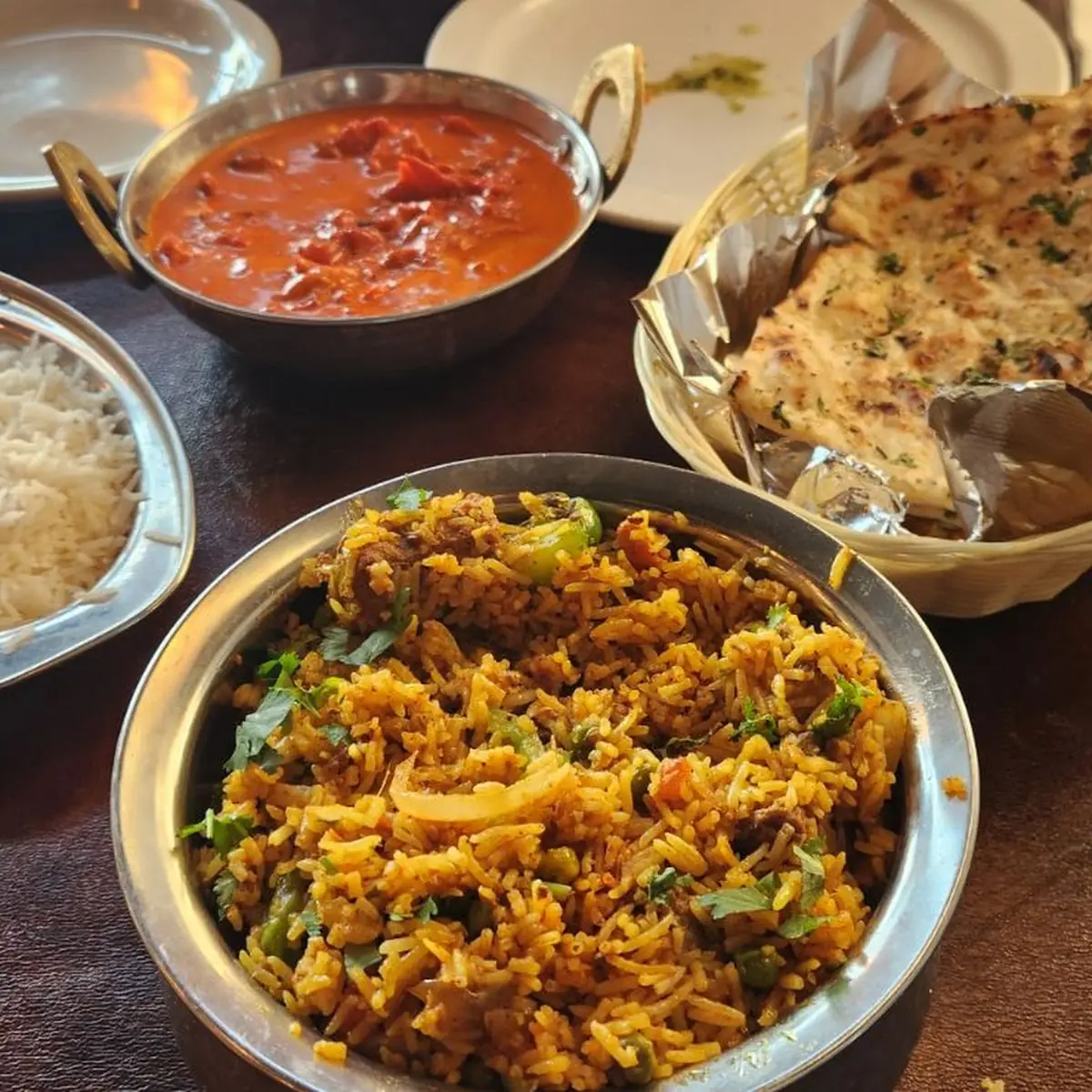 Lamb Biriyani Butter Chicken