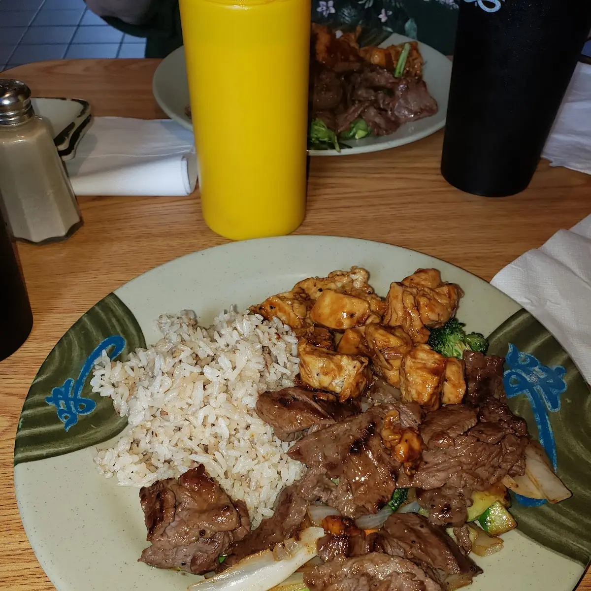 Steak and Chicken Rice
