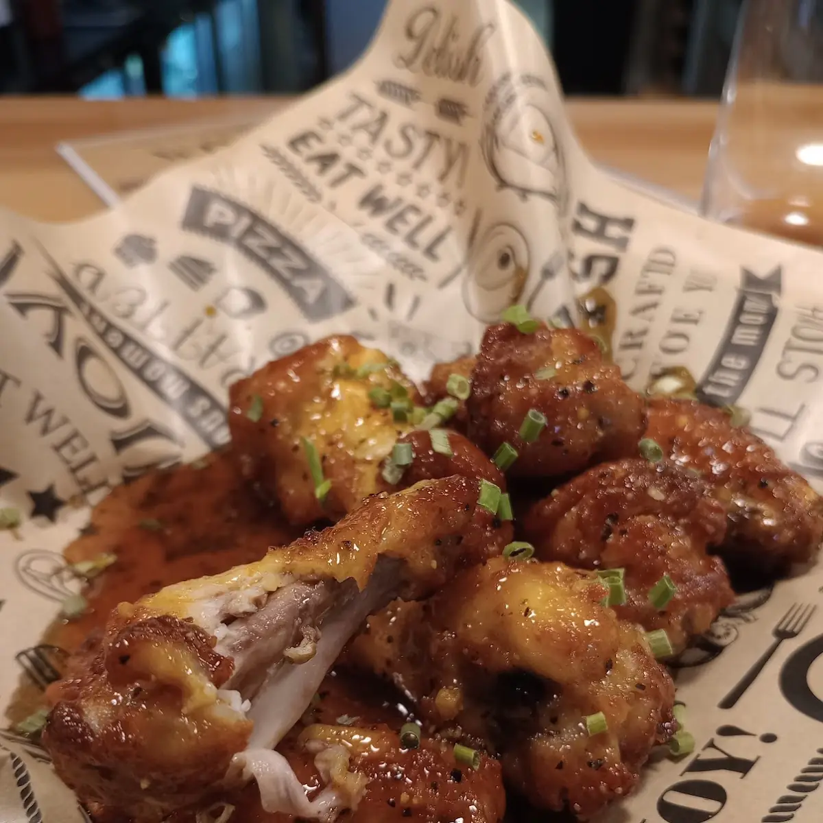 Honey Lemon Pepper Wings