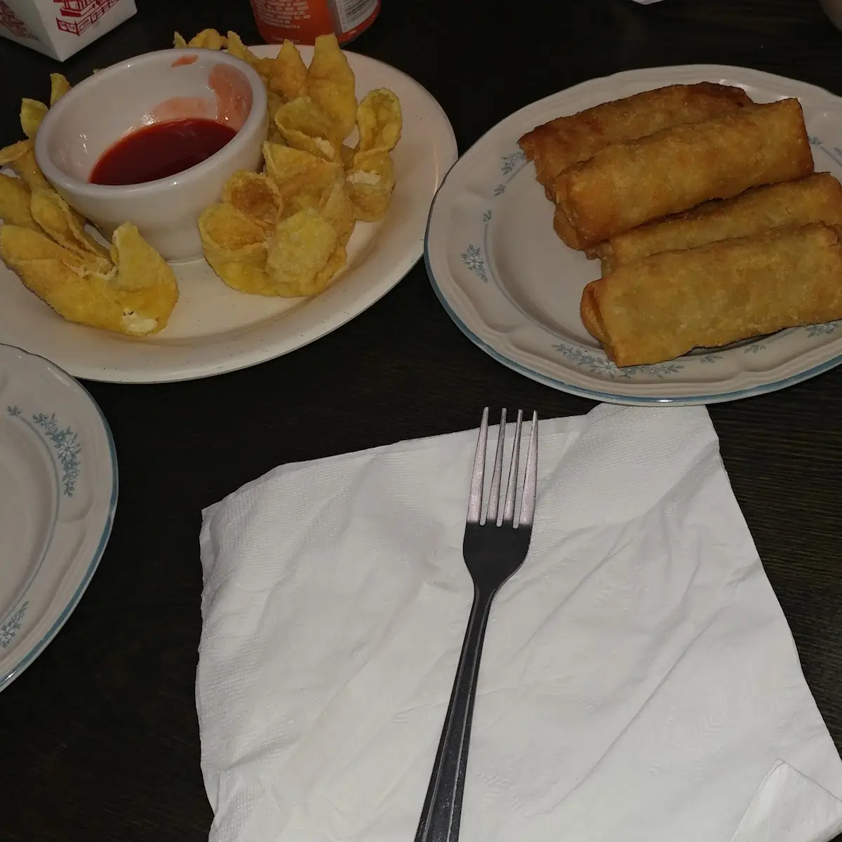 Egg Rolls and Crab Rangoon