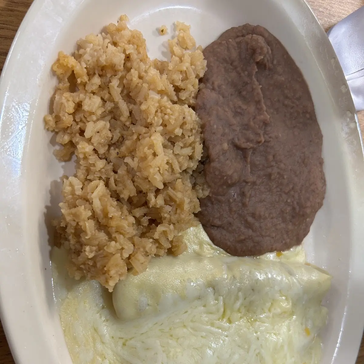 Sour Cream Enchiladas Plate