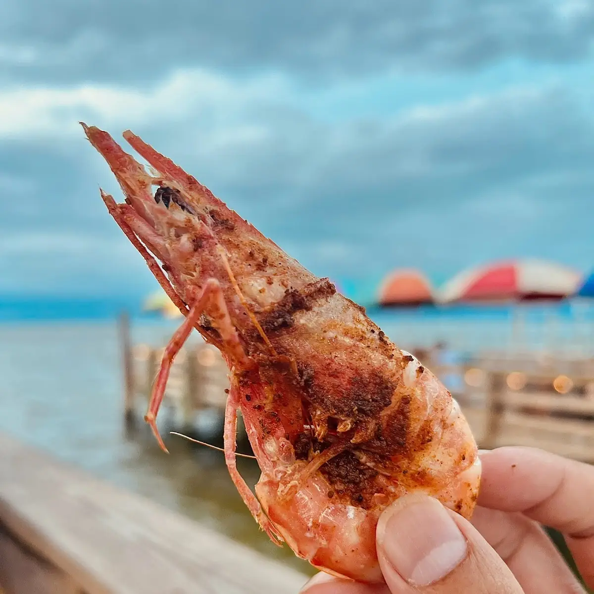 Grilled Shrimp Basket