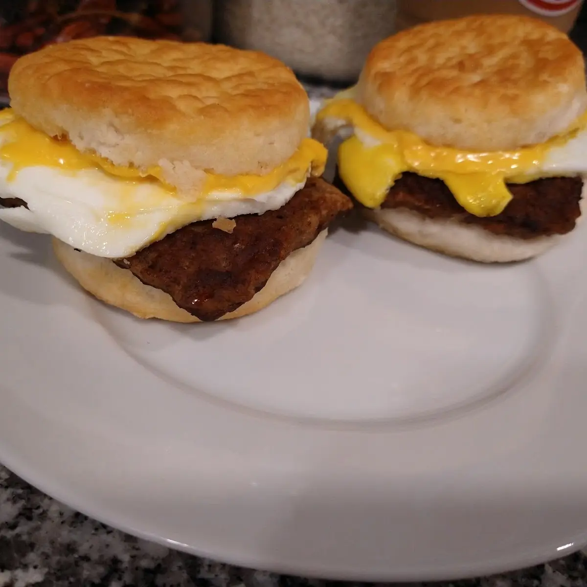 Sausage Egg and Cheese Biscuit