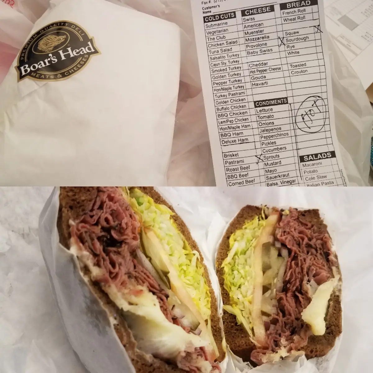 Hot Pastrami on Wheat