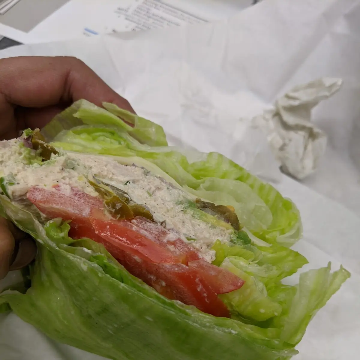 Lettuce Wrap w Tuna