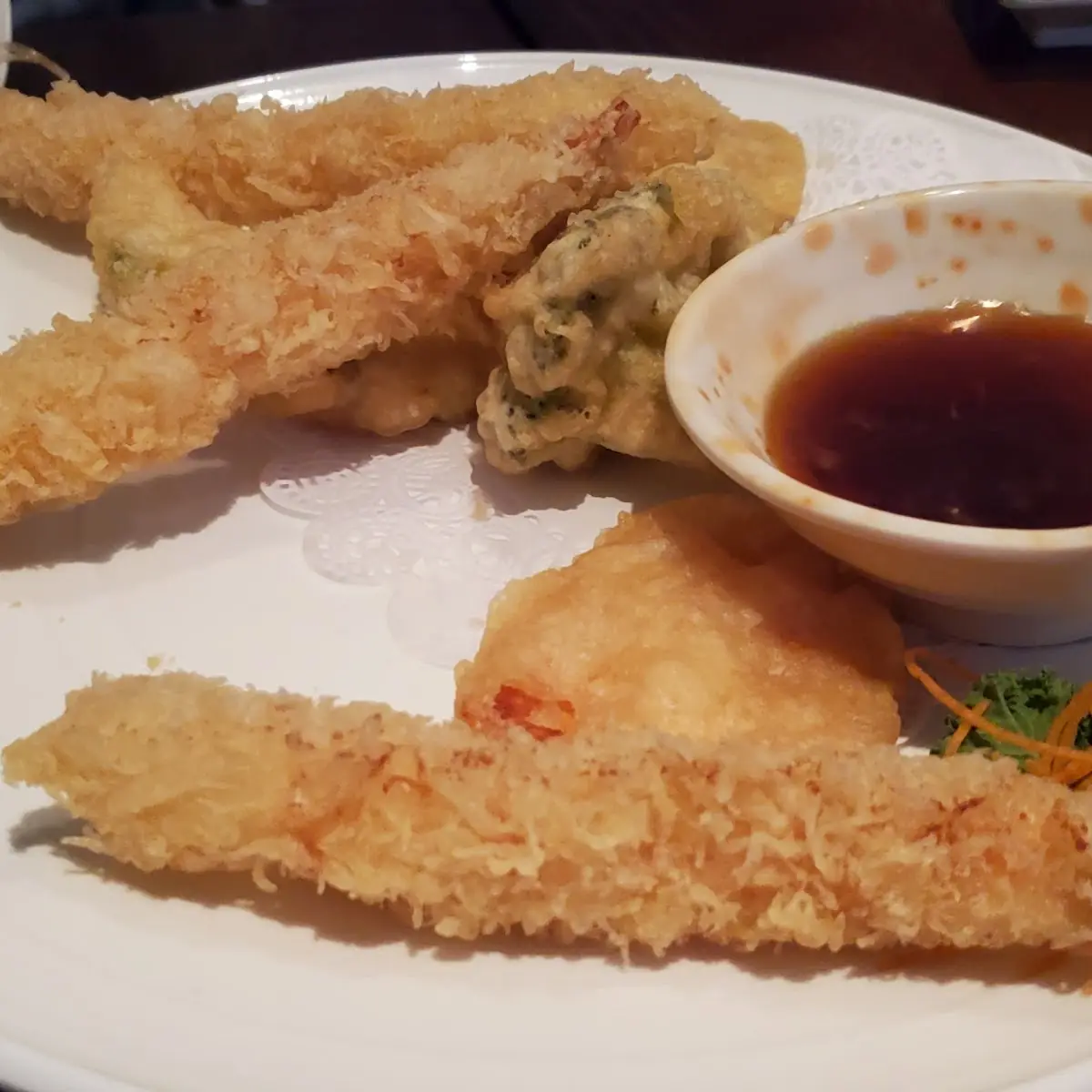 Shrimp Tempura w Vegetable Tempura
