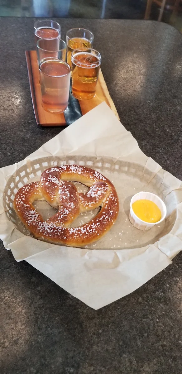 Soft Pretzel with Cheese Dip