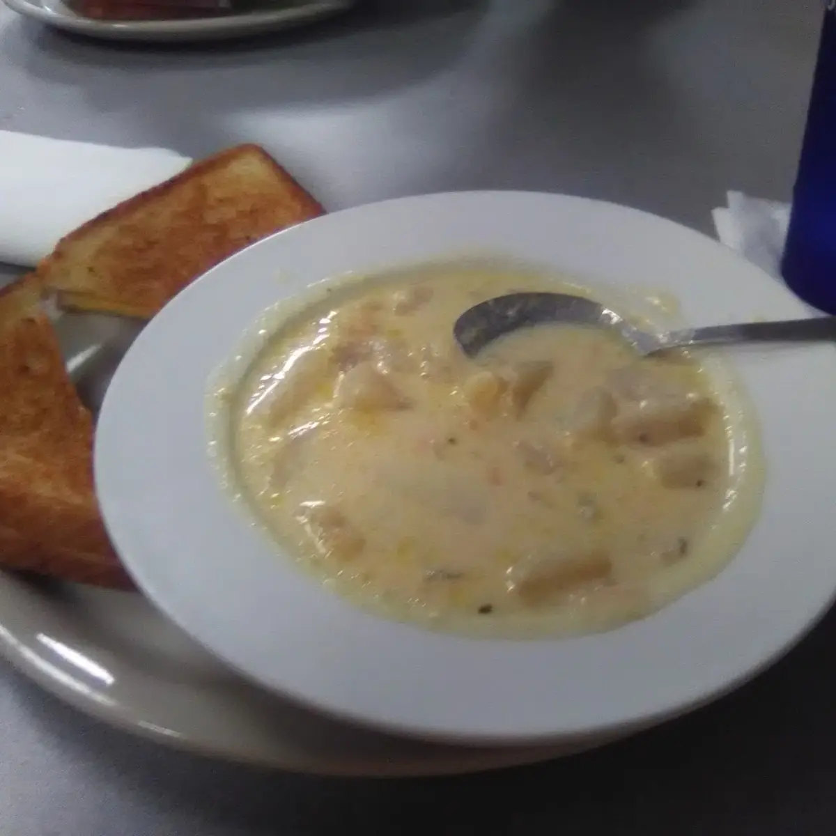 Grilled Cheese and Potato Salad